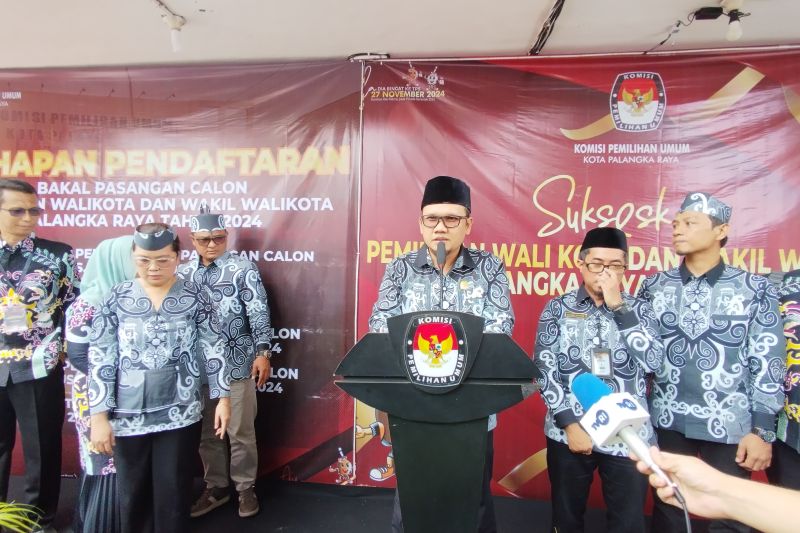 Ketua KPU Kota Palangka Raya Joko Anggoro. (ANTARA/HO-KPU Kota Palangka Raya )