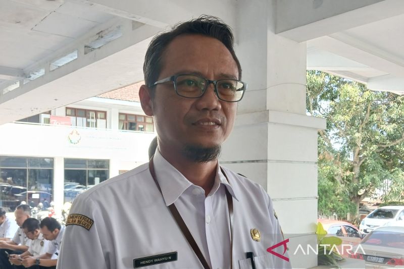 Kepala DPUPR Kabupaten Temanggung Hendy Wahyu Noerhidayat. ANTARA/Heru Suyitno
