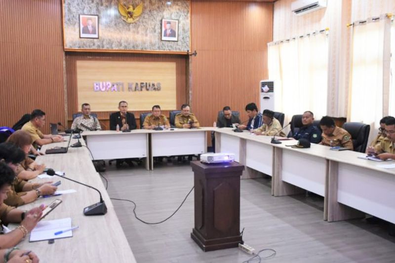 Pemerintah Kabupaten Kapuas dan Komisi Nasional Disabilitas audiensi pemenuhan hak disabilitas di Kuala Kapuas, Selasa (24/9/2024). (ANTARA/HO-Diskominfosantik Kapuas)