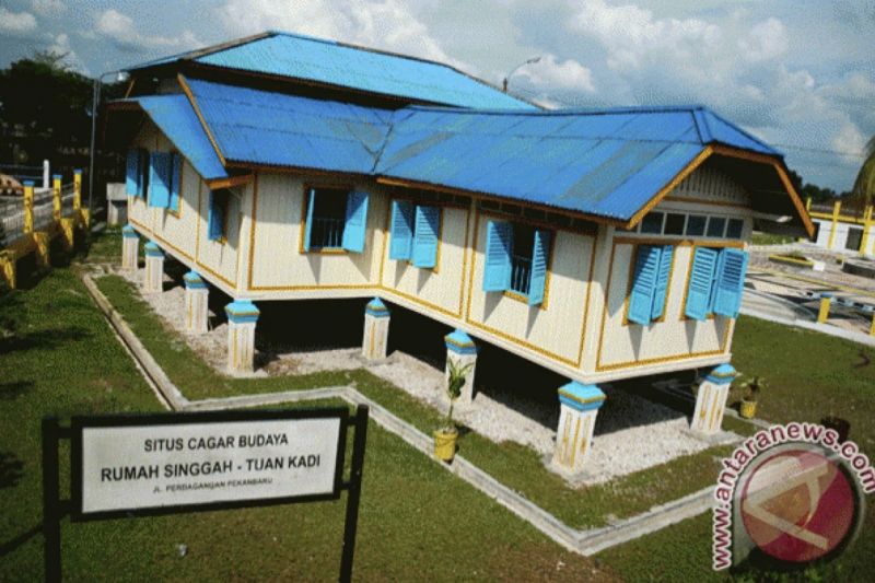 Cagar Budaya yang menjadi atraksi wisata di Pekanbaru yakni Rumah Singgah Tuan Jadi. Arsip Antaranews