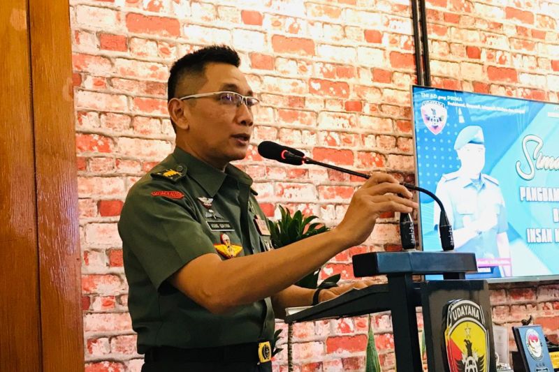 Kepala Penerangan Komando Daerah Militer (Kapendam) IX/Udayana Kolonel Inf. Agung Udayana. ANTARA/Rolandus Nampu
