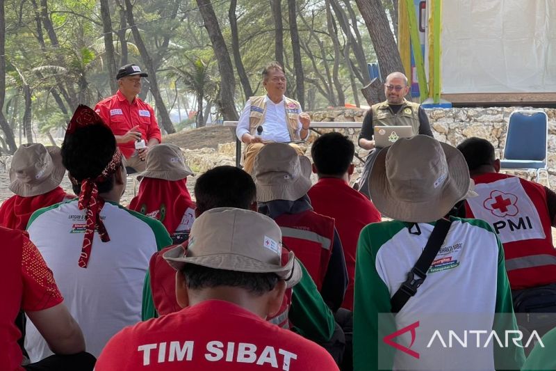 Talkshow membangun ketangguhan masyarakat terhadap bencana sesuai SNI pada Latgab Sibat PMI tingkat nasional III tahun 2024 di Kebumen, Jawa Tengah, Kamis (26/9/2024). ANTARA/Aditya Rohman