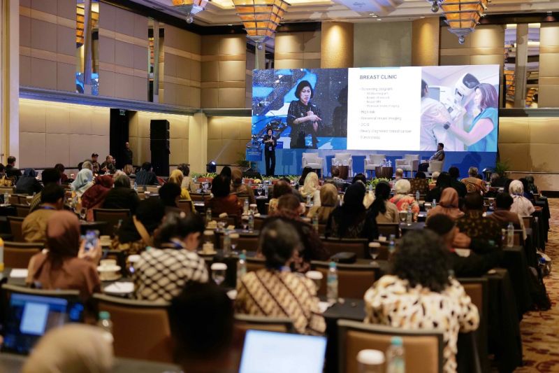 Suasana simposium internasional bertema "Frontiers in Breast Disease, Hematology, and Heart Failure Management: A Symposium on Excellence" yang diadakan Rumah Sakit Pusat Pertamina di Jakarta, Kamis, (26/9/2024). ANTARA/HO - Rumah Sakit Pusat Pertamina