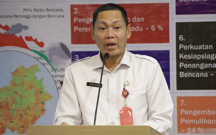 Staf Ahli (Sahli) Gubernur Bidang Ekonomi, Keuangan dan Pembangunan Yuas Elko. (FOTO:DUAN/AGUNG)