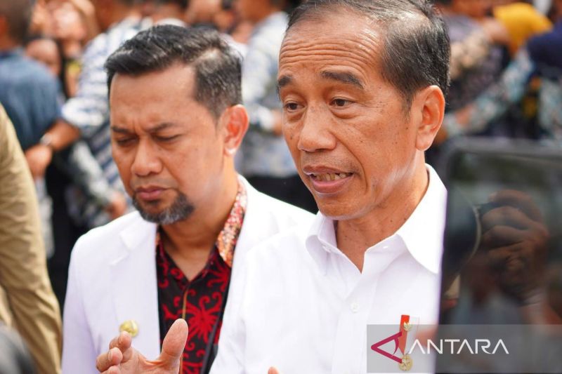 Presiden Jokowi saat menyambangi Kabupaten Berau, Kamis (26/9/2024). (ANTARA/HO-Adpimprov Kaltim)