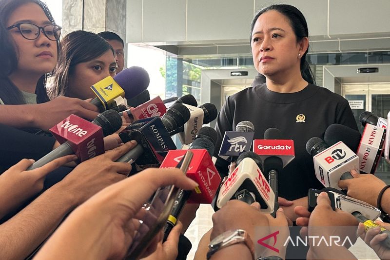 Arsip foto - Ketua DPR RI Puan Maharani saat memberikan keterangan pers di Kompleks Parlemen, Senayan, Jakarta, Kamis (4/7/2024). ANTARA/Rio Feisal/aa.