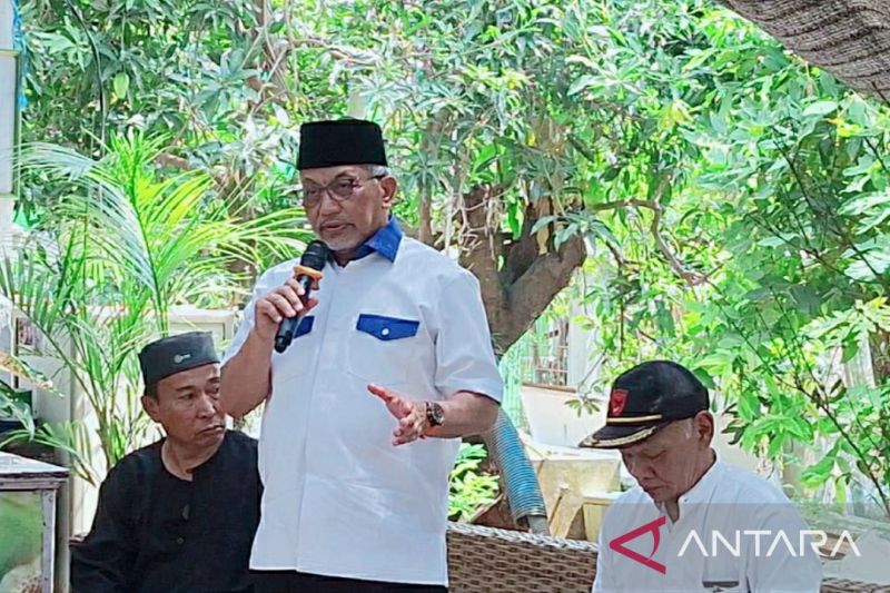 Calon Gubernur Jawa Barat Ahmad Syaikhu. ANTARA/Ali Khumaini.