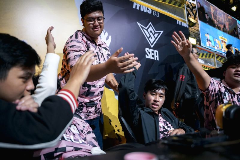 Tim Indonesia Bigetron Delta beraksi dalam Free Fire World Series Southeast Asia (FFWS SEA) 2024 Fall. (ANTARA/HO-Garena Indonesia)