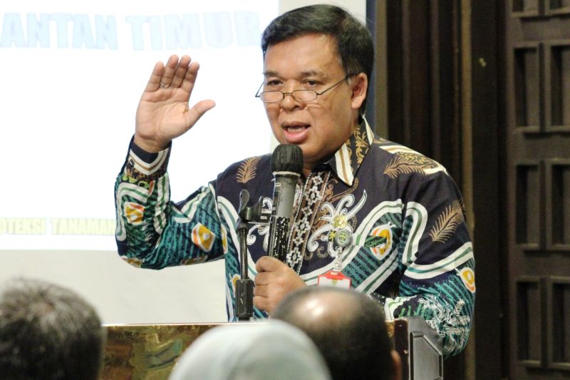 Kepala Disbun Kaltim Ence Achmad Rafiddin Rizal (Antara/ HO Disbun Kaltim)