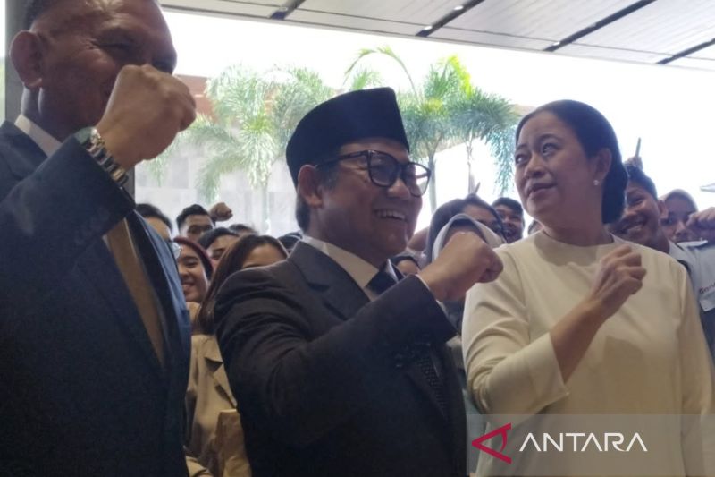 Wakil Ketua DPR RI periode 2019-2024 sekaligus Ketua Umum PKB, Abdul Muhaimin Iskandar alias Cak Imin di kompleks parlemen, Jakarta, Senin (30/9/2024). ANTARA/Bagus Ahmad Rizaldi
