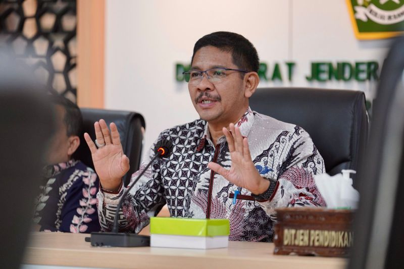 Direktur Jenderal Pendidikan Islam Kemenag Abu Rokhmad. (ANTARA/HO-Kemenag)