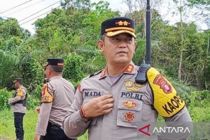 Kapolres Pulang Pisau AKBP Mada Ramadita. ANTARA/Adi Waskito