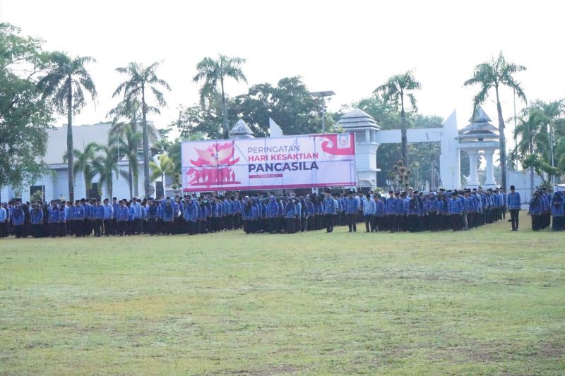 Peringatan Hari Kesaktian Pancasila di Provinsi Bengkulu, Bengkulu, Selasa. (1/10/2024). ANTARA/HO-Media Center Provinsi Bengkulu.
