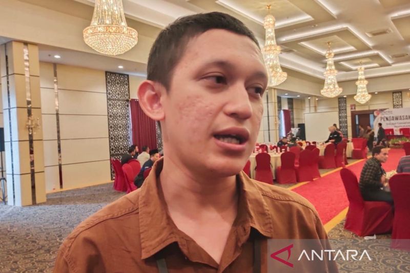 Kadiv SDM Sosparmas Komisi Pemilihan Umum Kabupaten Cianjur, Jawa Barat Fikri Audah NSY.(ANTARA/Ahmad Fikri). (Ahmad Fikri)