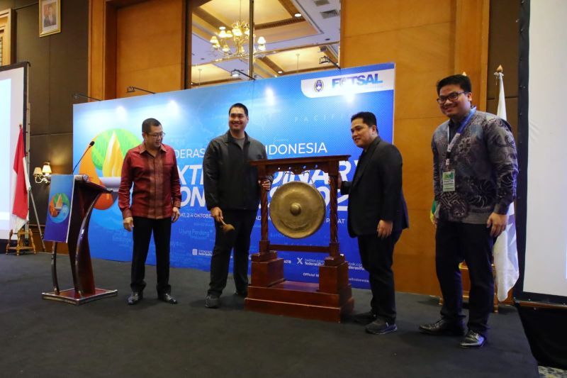 Menteri Pemuda dan Olahraga Republik Indonesia (Menpora RI) Dito Ariotedjo membuka Kongres Luar Biasa (KLB) Federasi Futsal Indonesia (FFI) 2024 di Hotel Aryaduta, Menteng, Jakarta Pusat, (3/10/2024). (foto:herry/kemenpora.go.id) (ANTARA/HO/Kemenpora RI)