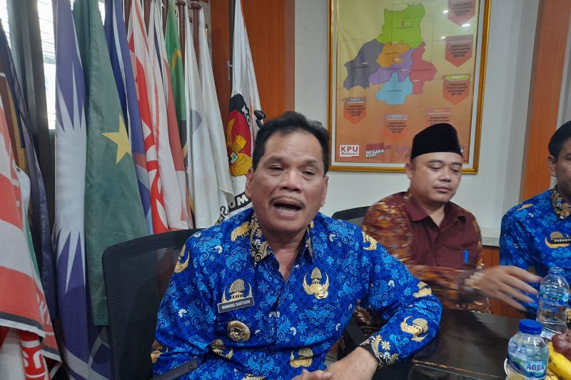 Pj Wali Kota Serang, Nanang Saefudin, di Serang, Banten, Kamis (3/10/2024). (ANTARA/Desi Purnama Sari)