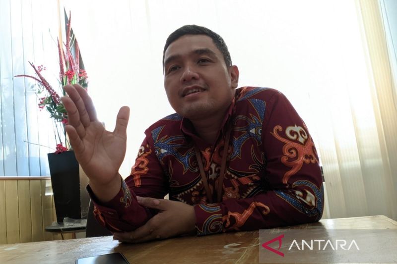 Sekretaris Disdik Kota Palangka Raya Aprae Vico Ranan. ANTARA/Adi Wibowo