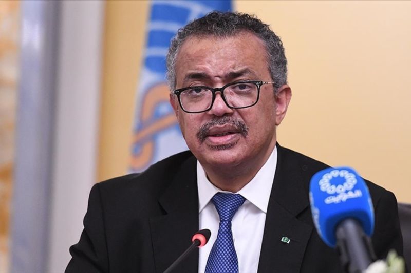Direktur Jenderal WHO Tedros Adhanom Ghebreyesus/ ANTARA/Anadolu/PY