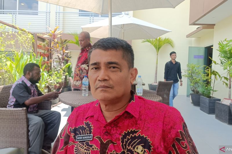 Kepala Dinas Kominfo Kota Jayapura Binton Nainggolan (ANTARA/Ardiles Leloltery)