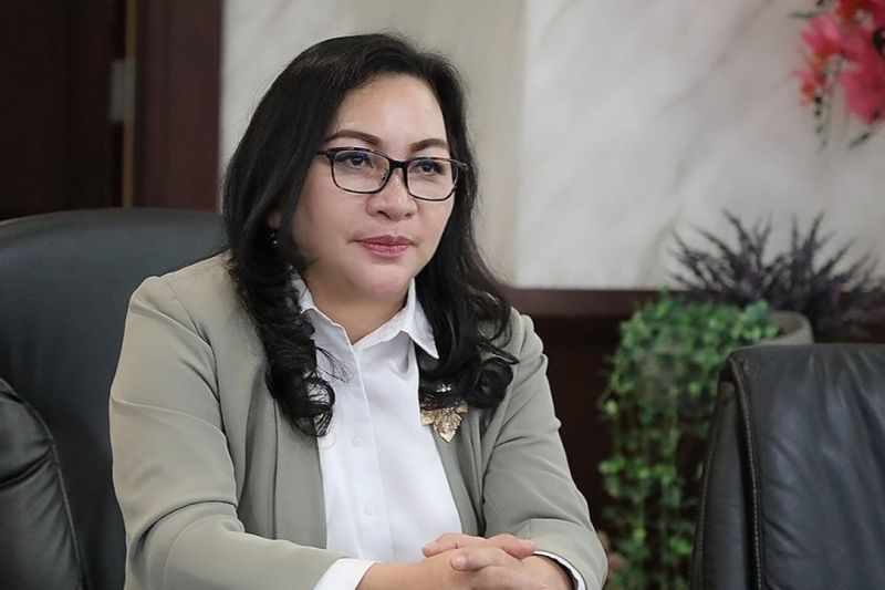 Director General of Christian Community Development Jeane Marie Tulung. (ANTARA/HO-Kemenag)