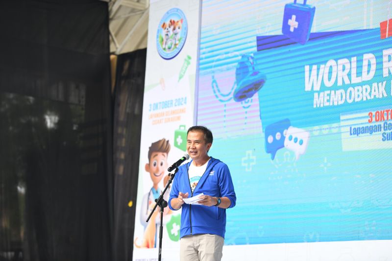 Arsip - Pj Gubernur Jabar Bey Machmudin memberikan keterangan dalam satu acara. ANTARA/HO Pemprov Jabar