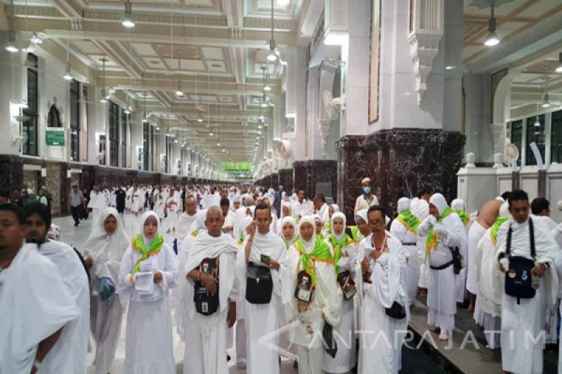 Ilustrasi: Sejumlah calon haji Tanah Air melaksanakan ibadah haji di Makkah. (Kusnandaka/Slamet Agus Sudarmojo.)