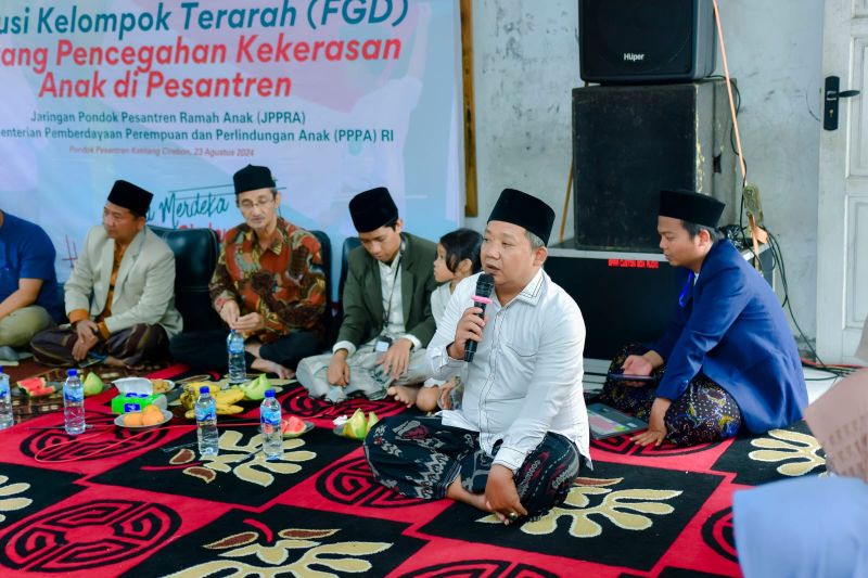 Koordinator Nasional JPPRA, Kiai Yoyon Syukron Amin menetang segala bentuk kekerasan dalam pesantren. ANTARA/HO-JPPRA
