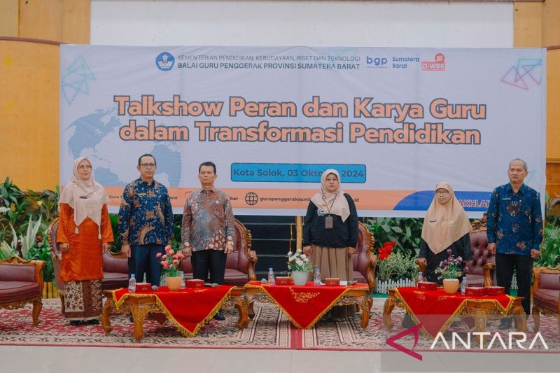 Dinas Pendidikan (Disdik) Kota Solok, Sumatera Barat saat menggelar talkshow peran dan karya guru dalam transformasi pendidikan. ANTARA/HO-Diskominfo Kota Solok