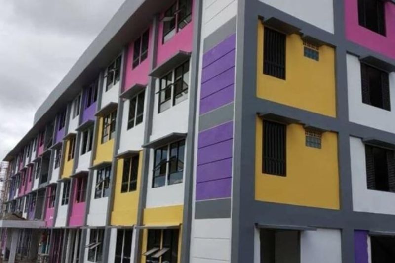 Rumah susun (Rusun) Aparatur Sipil Negeri (ASN) di desa Nania, Kecamatan Teluk Ambon. ANTARA/ Ho- Dinas PRKP Ambon.