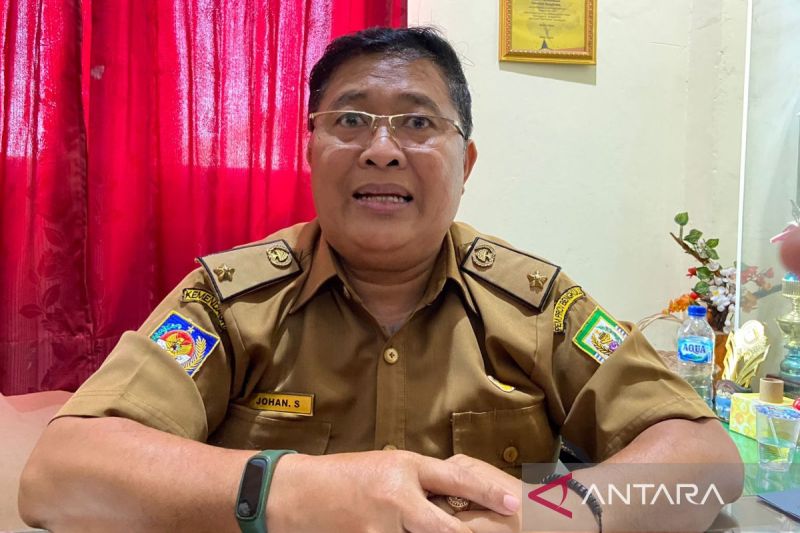Sub Koordinator Pengolahan dan Pemasaran Hasil Perkebunan Dinas TPHP Provinsi Bengkulu Johan Syahmeri (ANTARA/Anggi Mayasari)