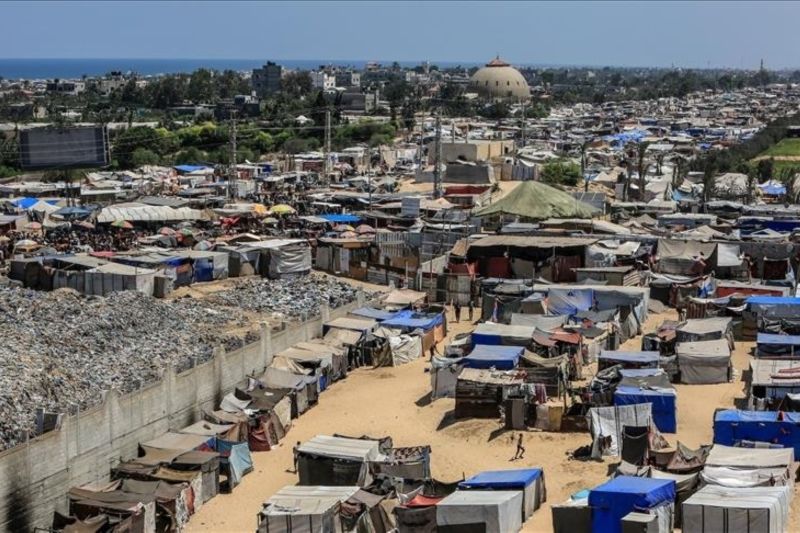 Arsip -Kamp pengungsi Palestina di Jalur Gaza/ANTARA/Anadolu/PY