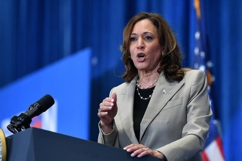 Menurut Wakil Presiden Amerika Serikat (AS) Kamala Harris, hubungan antara rakyat Amerika dan rakyat Israel memiliki bobot yang lebih besar ketimbang hubungan pribadi antara Amerika dengan Perdana Menteri Israel, Benjamin Netanyahu. /ANTARA/Anadolu/py