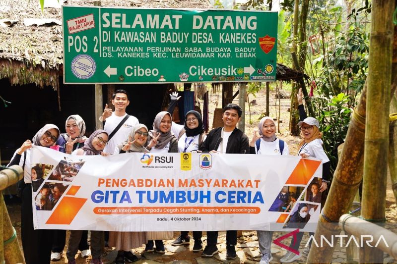 Pengmas kesehatan RSUI di Baduy. ANTARA/Humas RSUI