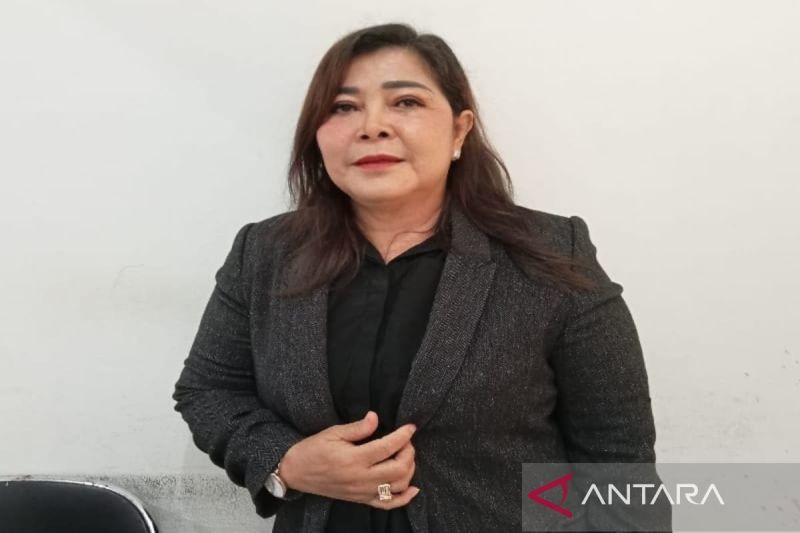Anggota DPRD Kota Palangka Raya, Nenie Adriati Lambung. ANTARA/Adi Wibowo.