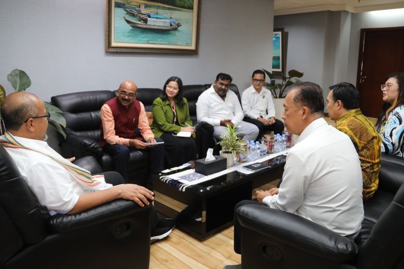 Kunjungan Konsul Jenderal India Ravi Shanker Goel ke BP Batam untuk bertemu dan berdiskusi. ANTARA/HO-BP Batam
