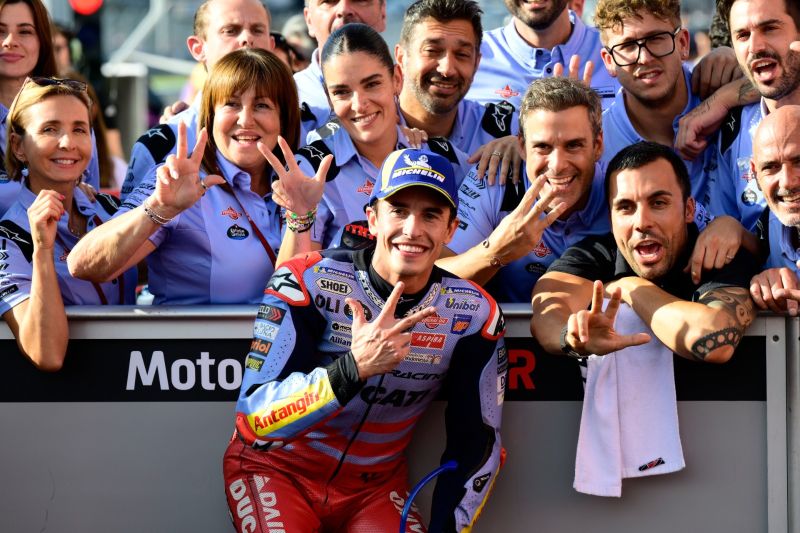 Pembalap Gresini Racing Federal Oil Marc Marquez (ANTARA/HO-Federal Oil)