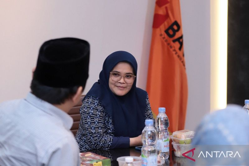 Anggota Bawaslu RI Lolly Suhenty saat menerima audiensi JPPR di Gedung Bawaslu, Jakarta, Rabu (9/10/2024). ANTARA/HO-Bawaslu RI