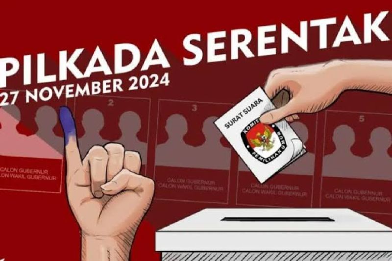 Ilustrasi Pemilihan Kepala Daerah Serentak 2024 (ANTARA/HO)