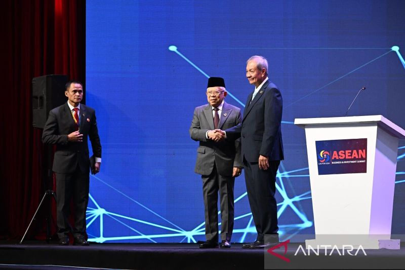 Wakil Presiden RI Ma'ruf Amin menghadiri Forum Khusus ASEAN-Indo-Pasifik 2024 (AIPF) di Vientiane, Laos, Jumat (11/101/2024). ANTARA/HO-Sekretariat Wakil Presiden