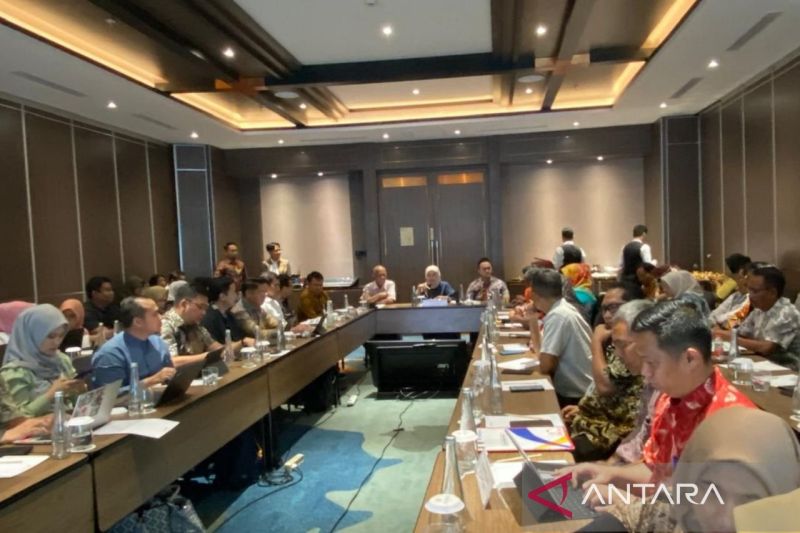 Asisten Deputi Jaminan Sosial Kemenko PMK Niken Arianti saat monitoring dan evaluasi jaminan sosial untuk tenaga kerja pelabuhan, bersama KSOP Samarinda beserta para pemangku kepentingan lainnya di Samarinda, Jumat (11/10/2024). ANTARA/Ahmad Rifandi.