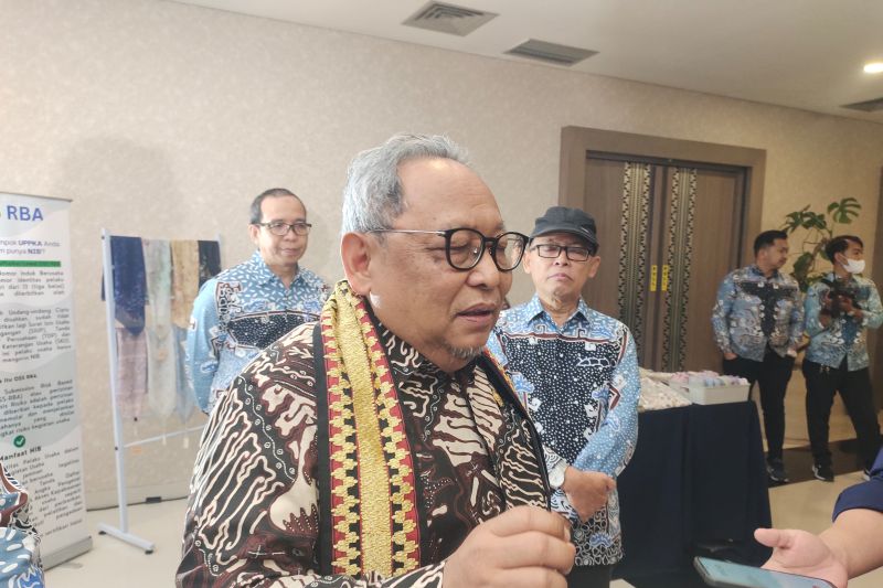 Ketua Umum Ikatan Praktisi dan Ahli Demografi Indonesia (IPADI) Sudibyo Alimoeso saat memberi keterangan. (ANTARA/Ruth Intan Sozometa Kanafi)