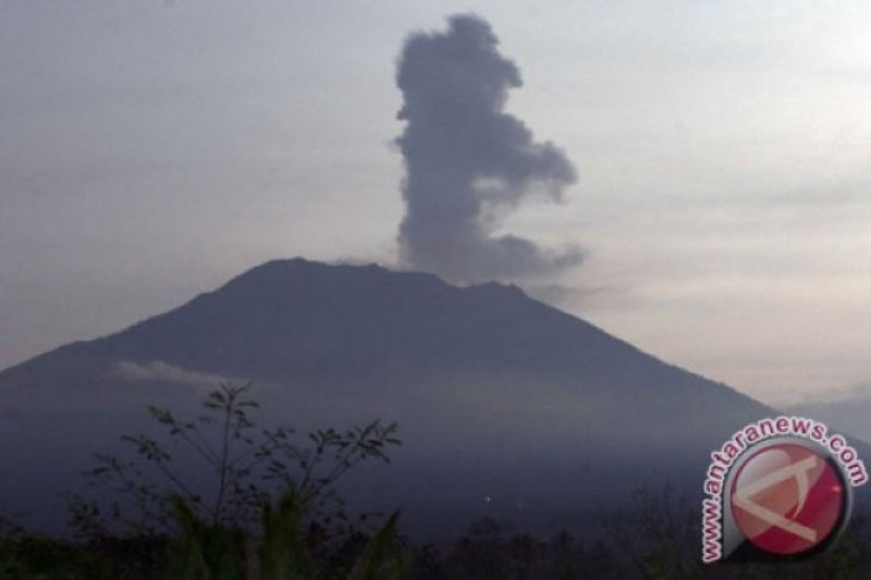 Ilustrasi gunung api meletus (Antaranews)
