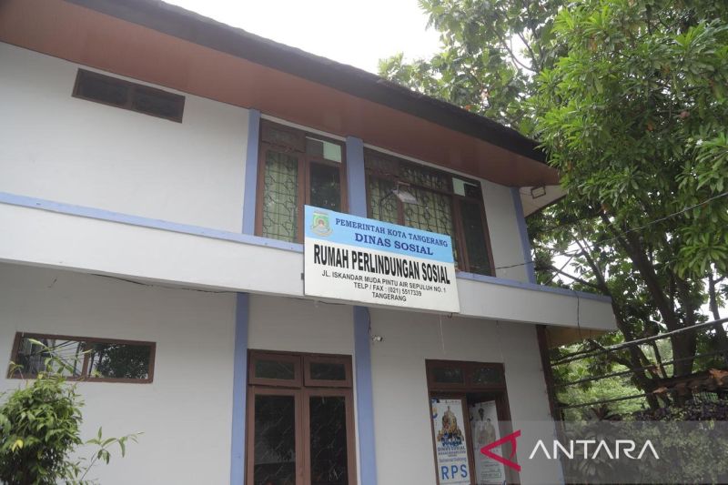 Rumah Perlindungan Sosial (RPS) Dinsos Kota Tangerang sebagai lokasi relokasi anak panti asuhan korban pelecehan seksual oleh pimpinan yayasan. ANTARA/HO-Pemkot Tangerang