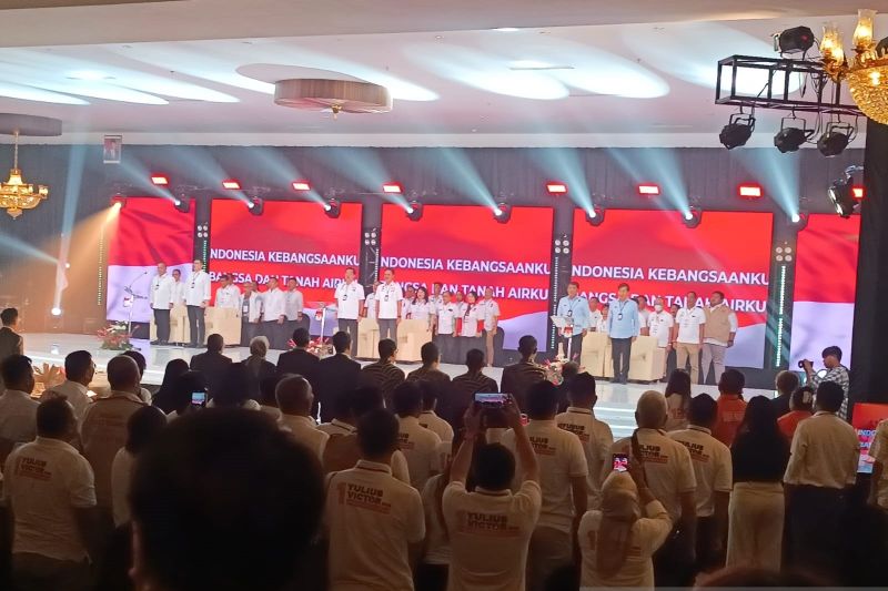 Debat publik pertama yang digelar KPU Sulut di Kota Kotamobagu 10 Oktober 2024. ANTARA/ (Karel A Polakitan)
