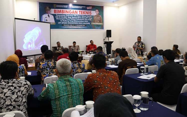 UPT BPSMB Kalteng Gelar Bimtek Penyusunan Dokumen SNI Pasar Rakyat