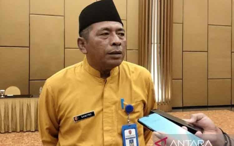 Sekretaris Dinas Sosial Kabupaten Kobar Kalteng, Sanitro. ANTARA/Safitri RA.