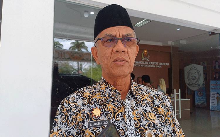 Pj Sekretaris Daerah Kotawaringin Timur Sanggul Lumban Gaol. (FOTO: DEWIP)