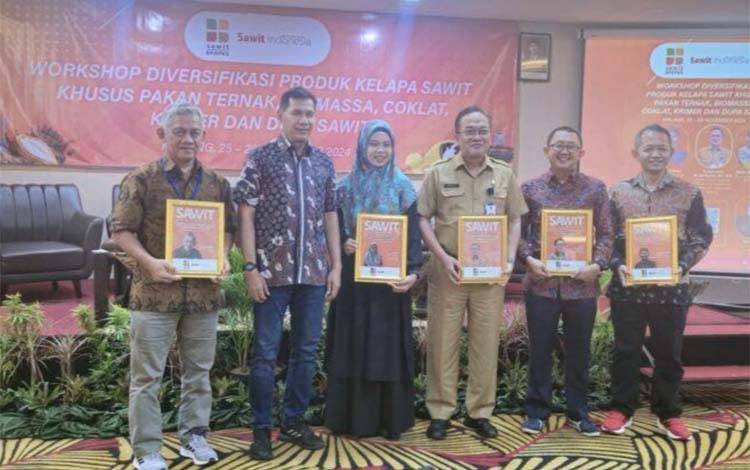Workshop Diversifikasi Produk Kelapa Sawit Khusus Pakan Ternak, Biomassa, Cokelat, Krimer, dan Dupa Sawit yang baru-baru ini diadakan BPDPKS. (FOTO: Istimewa)