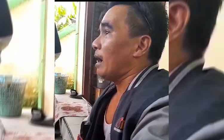 AH warga Jakan Ir H Juanda, Kecamatan MB Ketapang, yang menjadi korban pemukulan oleh seorang ojol. (IST)