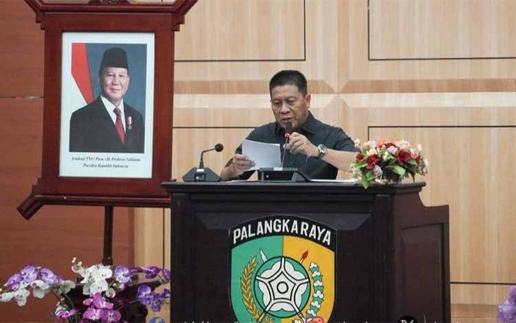 Ketua DPRD Palangka Raya, Subandi. (FOTO: HUMAS)